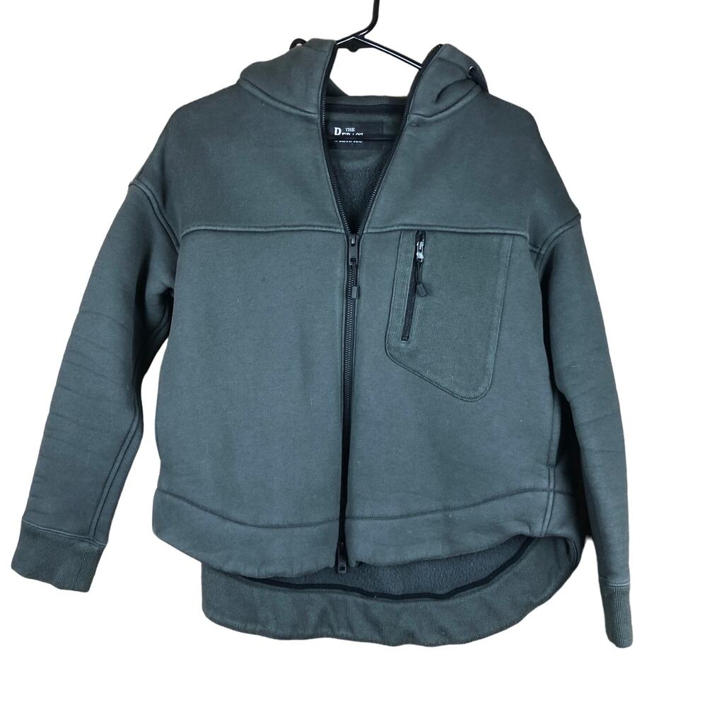 The Reracs Mens Jacket Gray Hooded Zip Heavy Japanese Premium Minimalist 38